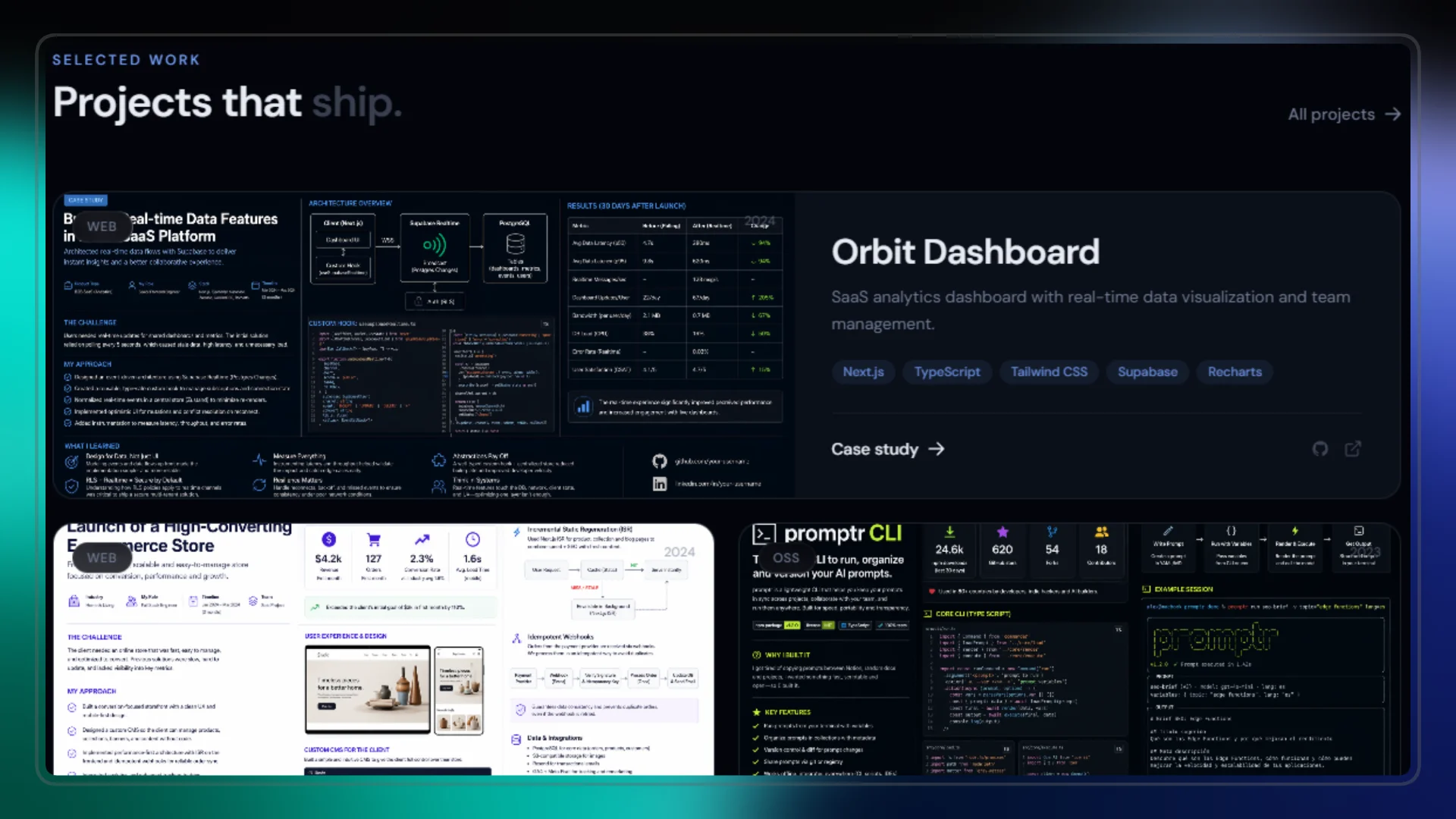 Image of DevPortfolio — Next.js Portfolio Template for Developers & Designers
